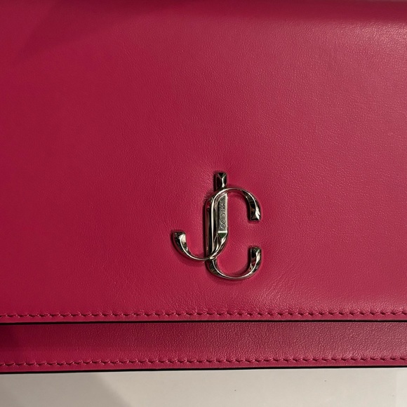 Jimmy Choo Pink Crossbody Clutch - Picture 5 of 10
